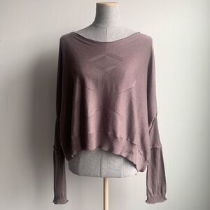 Planet By Lauren G Dolman Sleeve Lightweight Sweater One Size